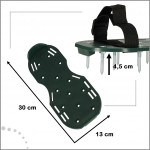 Prevzdušňovač trávnika s hrotmi na trávnik