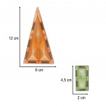 3D stavebné magnetické kocky svietiace park zvierat 90 el.