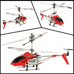 RC vrtuľník SYMA S107H 2,4 GHz RTF - červený