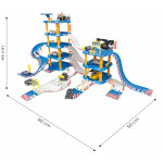 Veľká garáž, policajná stanica, 4 úrovne, čerpacia stanica, 100 prvkov