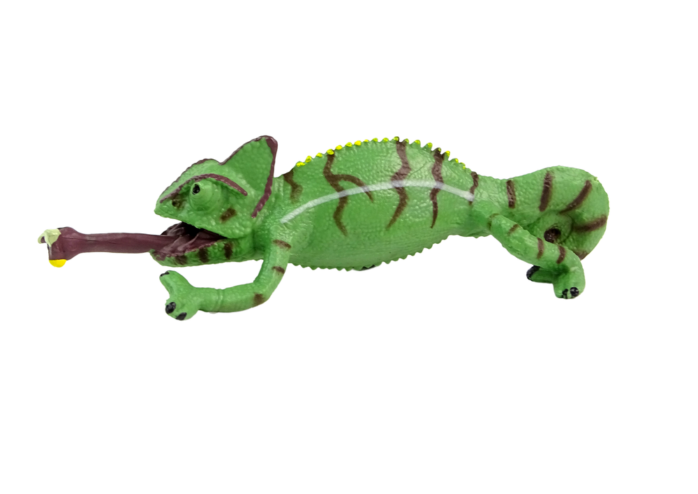 LEAN TOYS Figúrka – Chameleón Jemenský